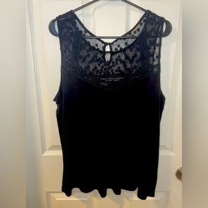 EUC XXL Black Stretchy Tank Top